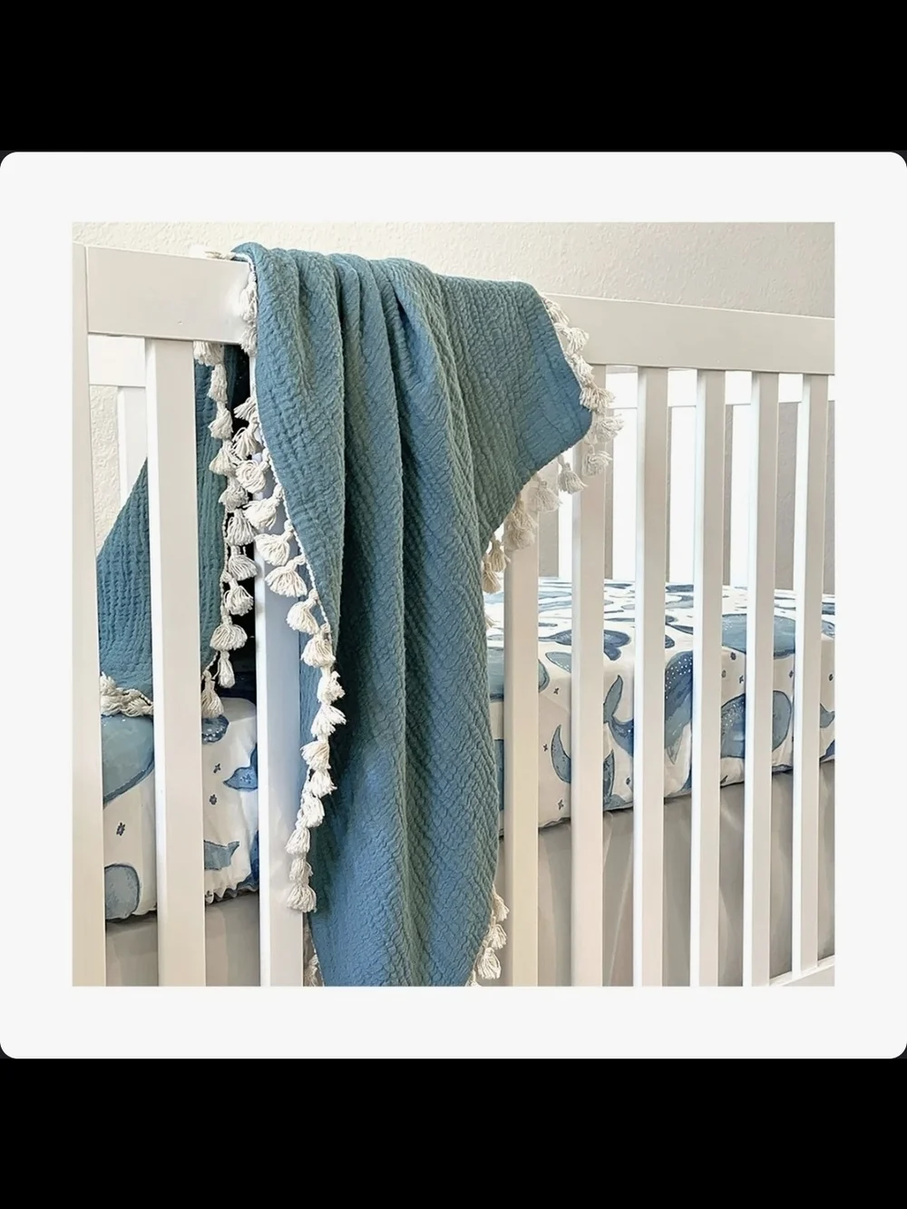 Crane Baby 6  Layer 100% Cotton Muslim Baby Blanket